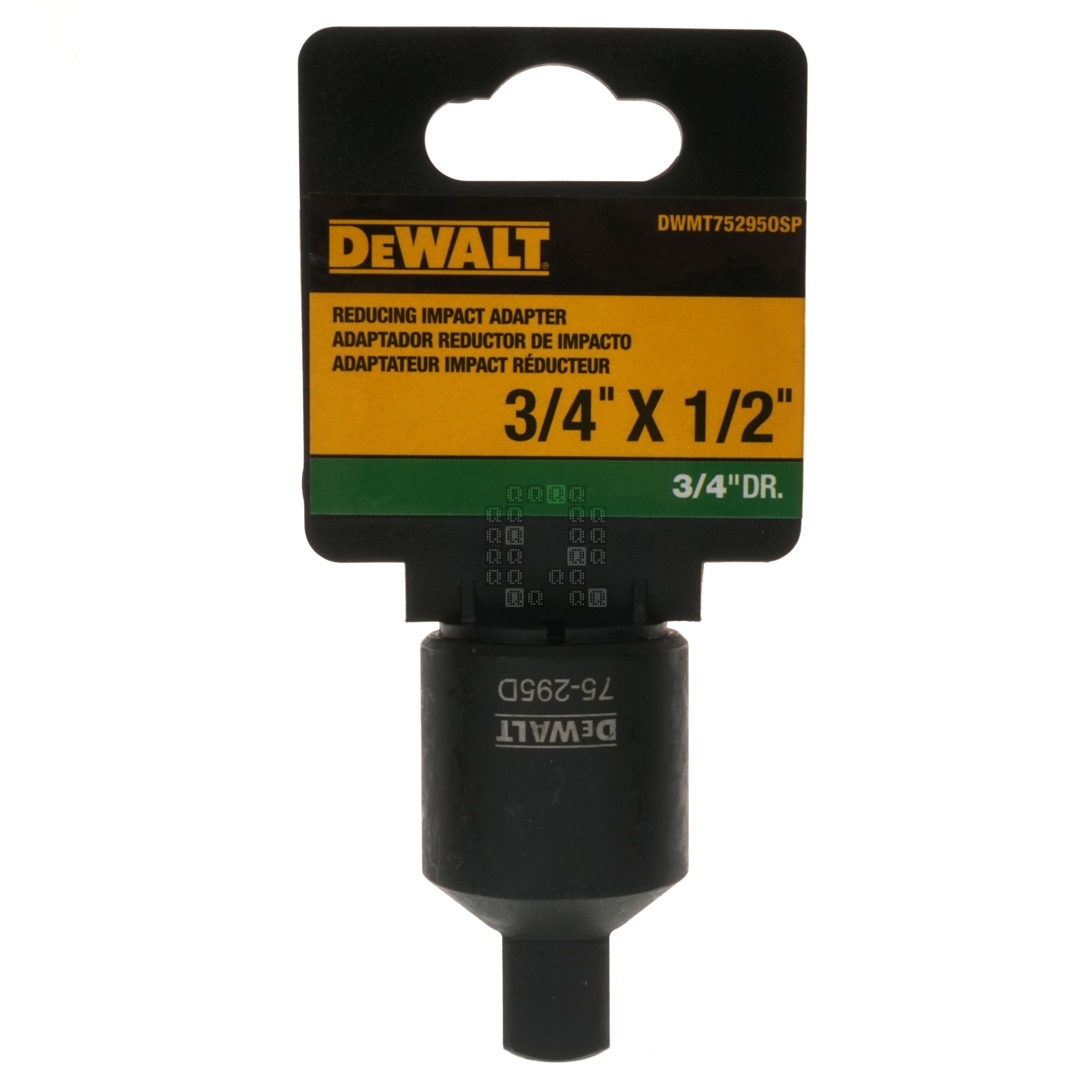 DeWALT DWMT75295OSP 3/4" x 1/2" Impact Reducing Adapter, 75-295D
