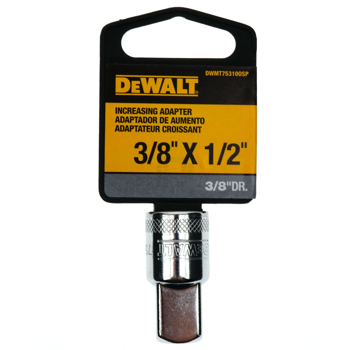 Dewalt DWMT75310OSP 3/8" x 1/2" Increasing Socket Adapter, 75-310D