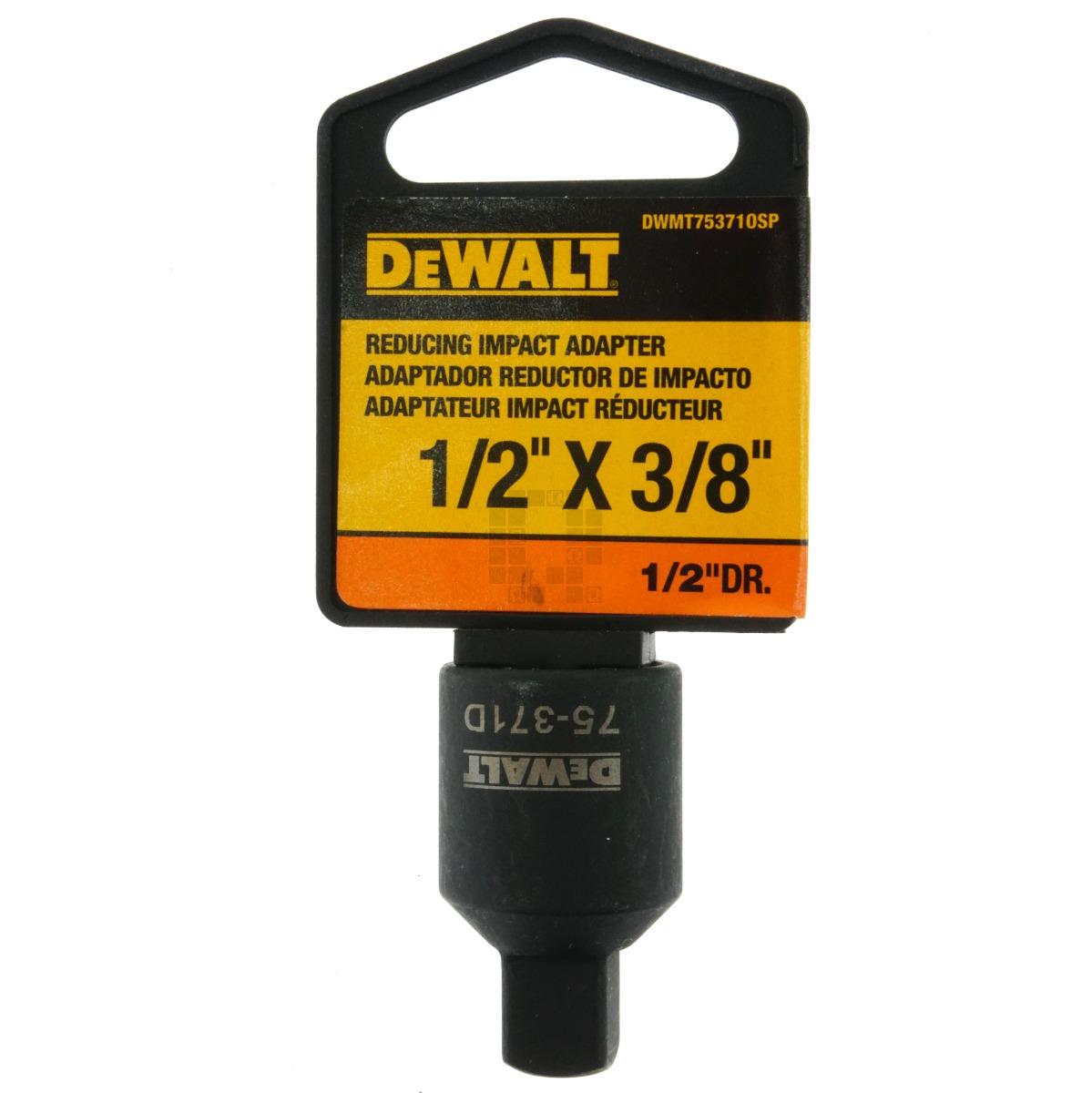 Dewalt DWMT75371OSP Reducing Impact Adapter, 1/2" x 3/8", 75-371D