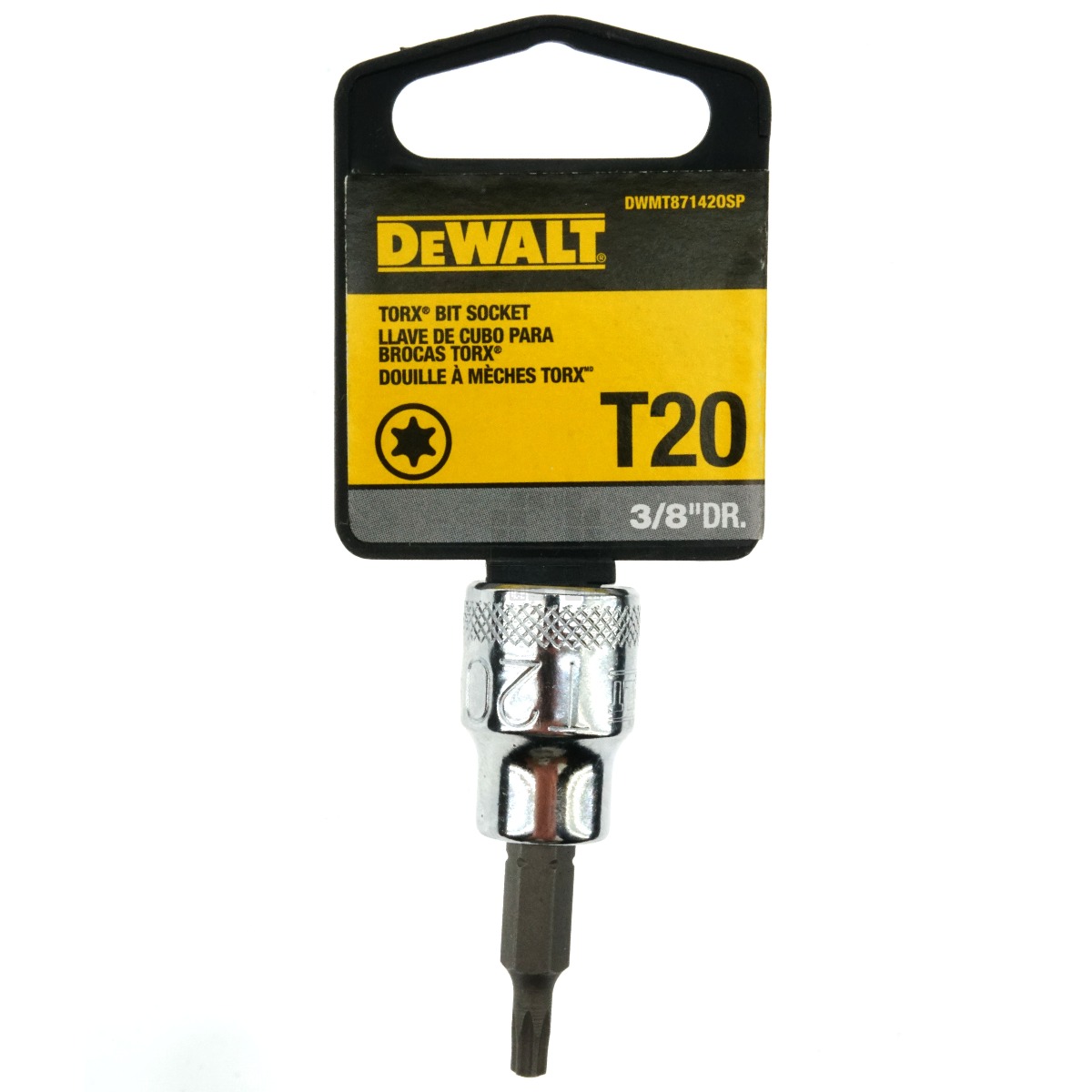 Dewalt DWMT87142OSP T20 Torx Bit Socket, 3/8" Drive, 87-142D