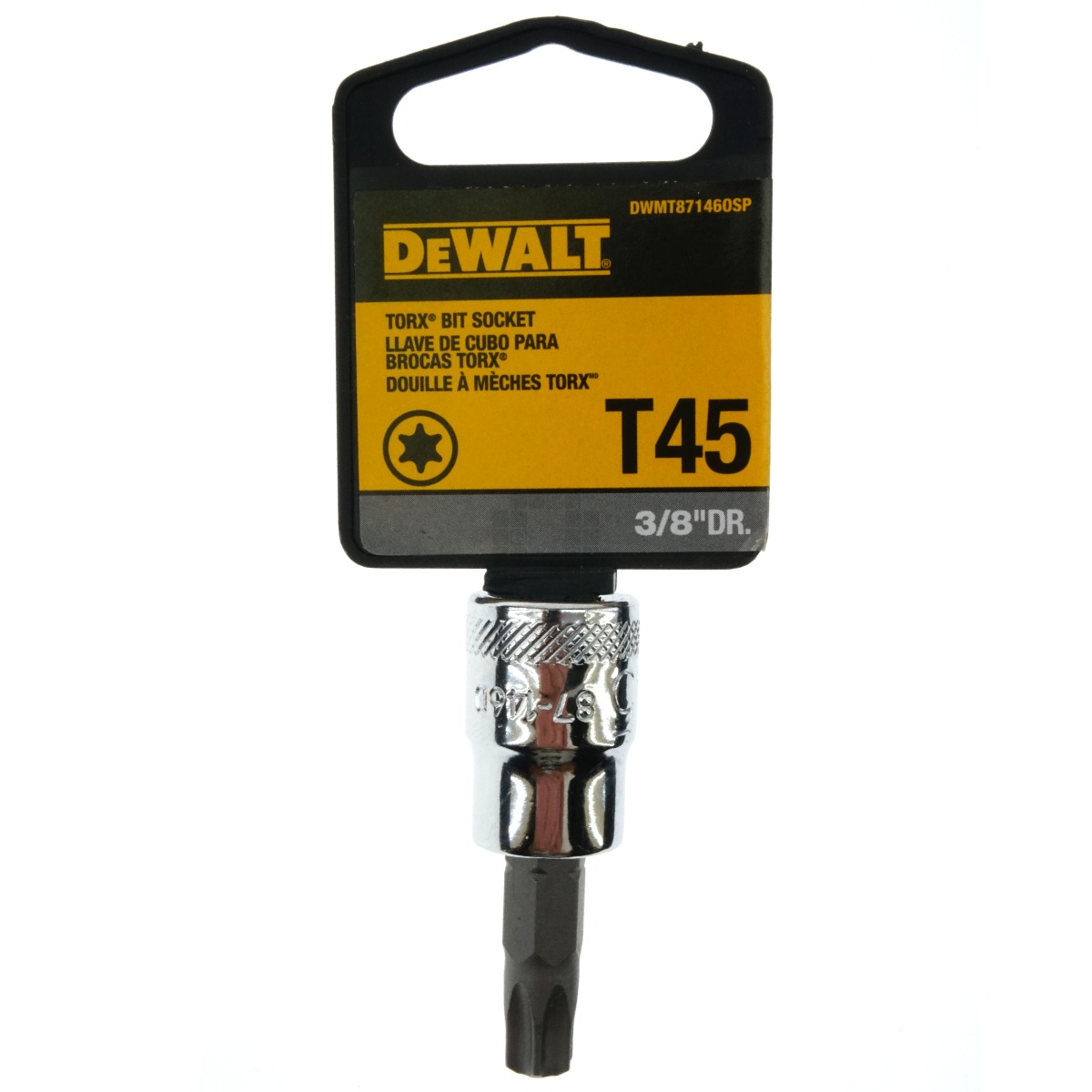 Dewalt DWMT87146OSP T45 Torx Bit Socket, 3/8" Drive, 87-146D
