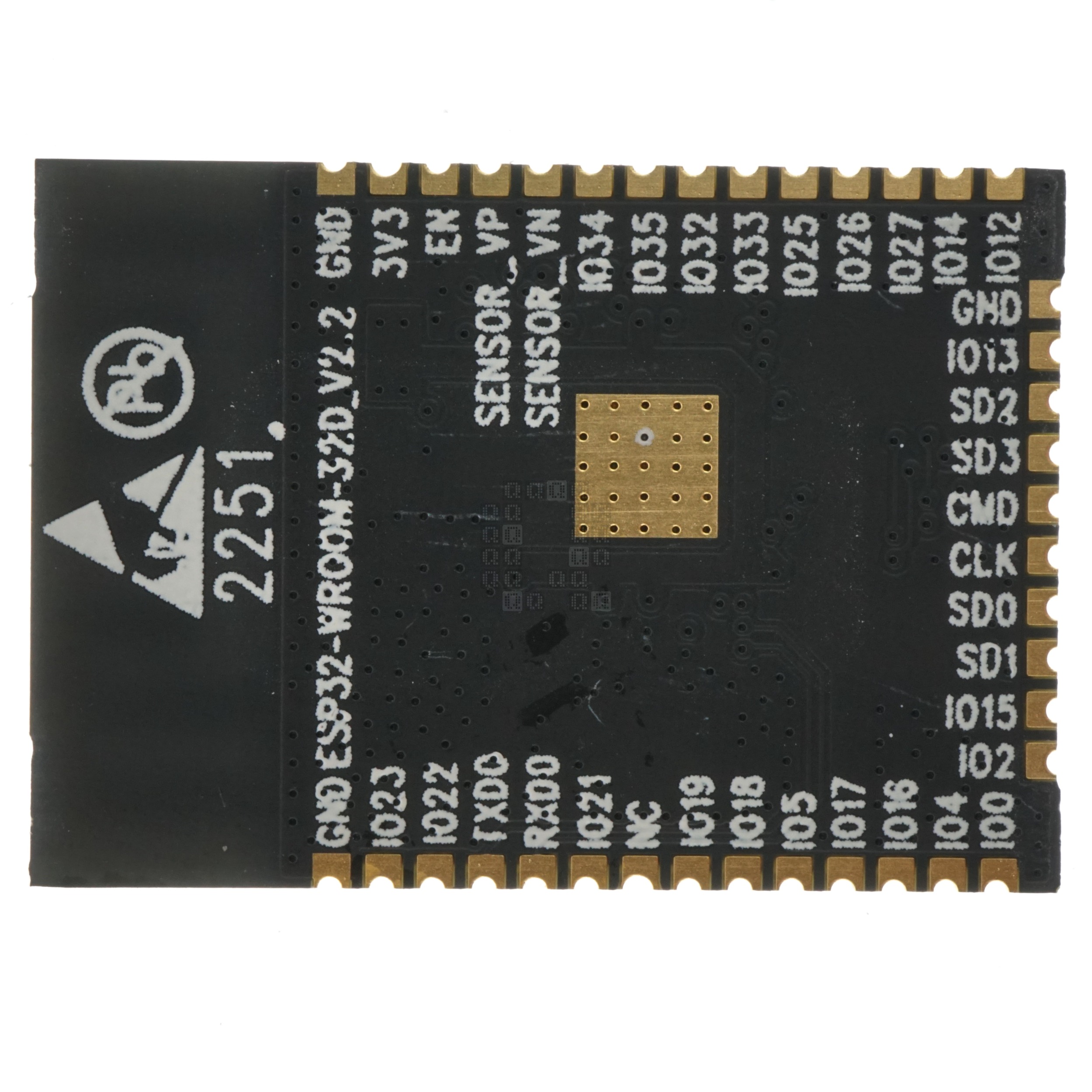 Espressif ESP32-WROOM-32D-XXN16 Microprocessor with Wi-Fi & Bluetooth, 16MB  Flash