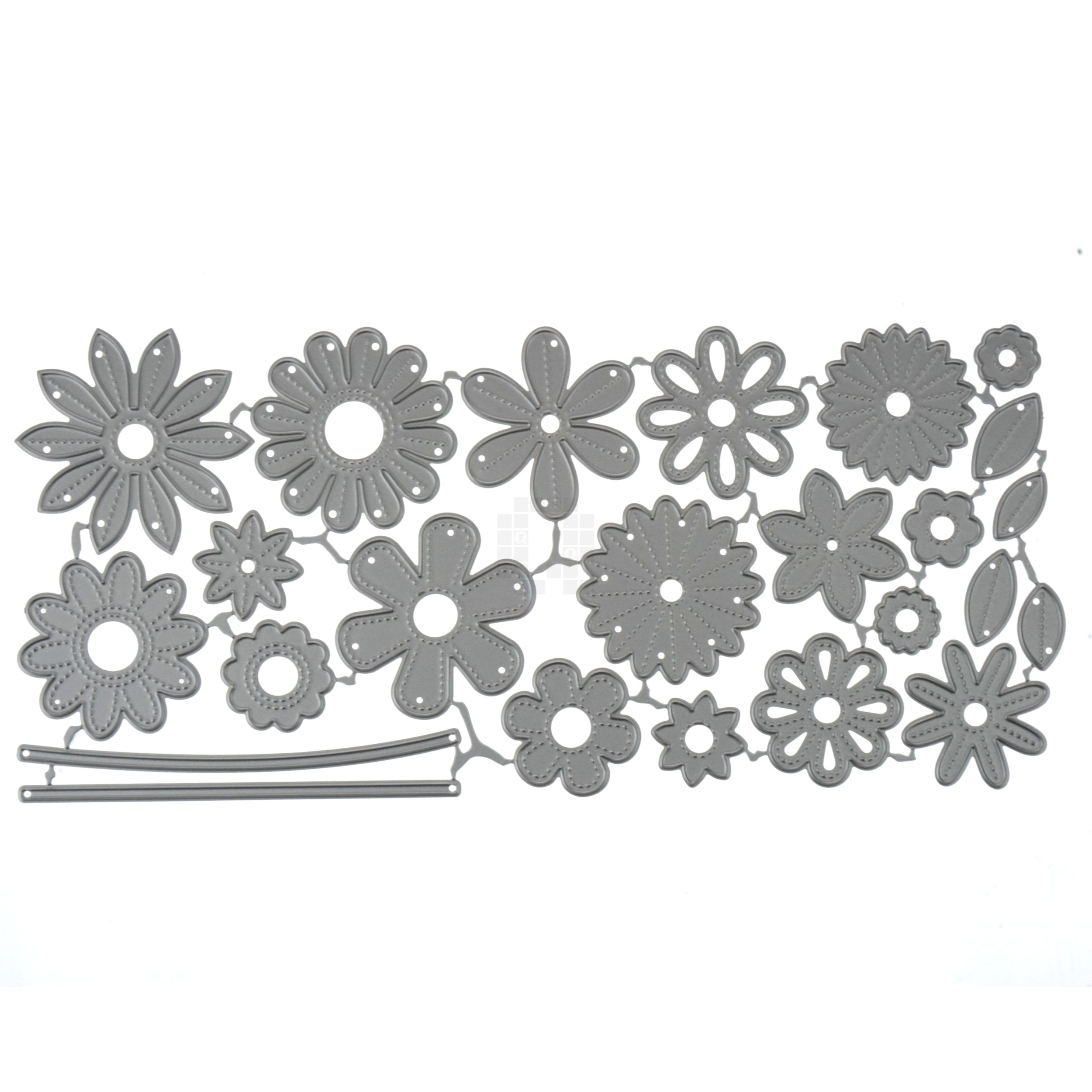 Flowers, Leaves and Stems Metal Cutting Die Set, 24 Pieces