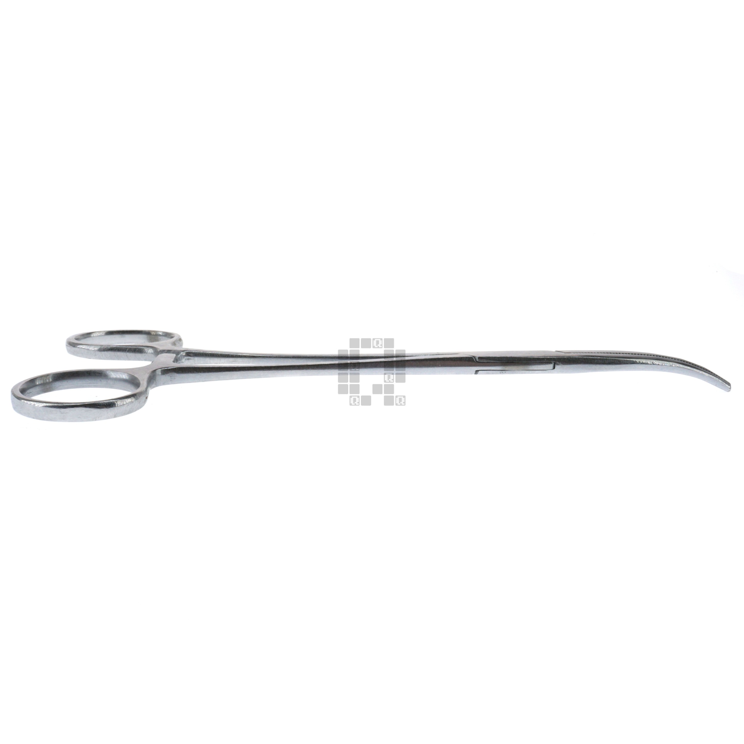 Locking Curved Tip Stainless Steel Forceps Hemostatic Clamp, 18cm, 0178-18CU