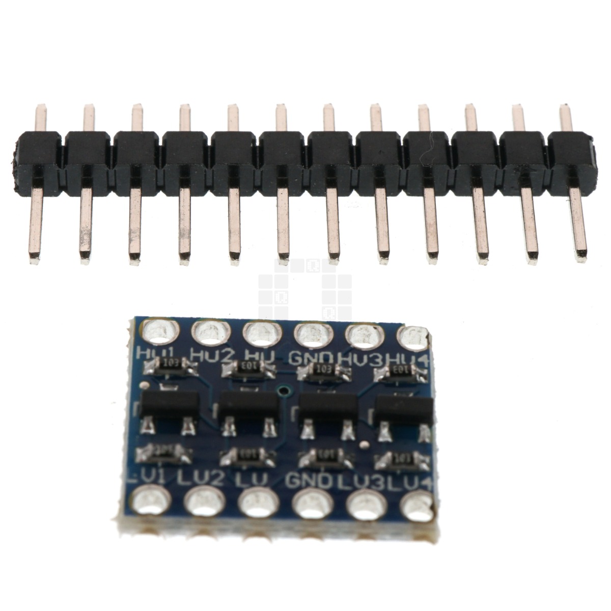 4 Channel Bi-Directional Logic Level Converter PCB Circuit Board, 3.3V 5V