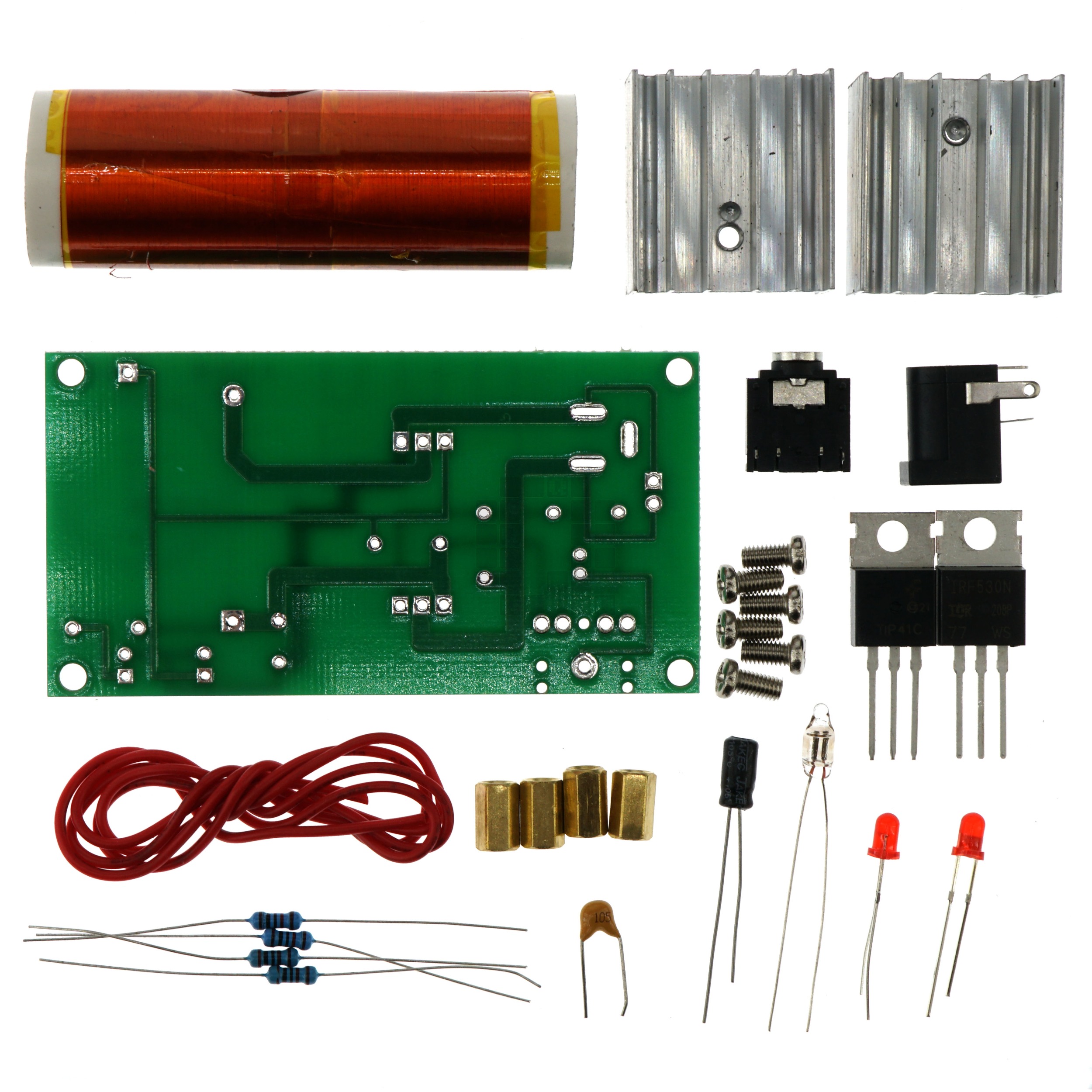 Geekcreit DIY Mini Electronic Tesla Coil Kit, 15-24VDC 2 Amps