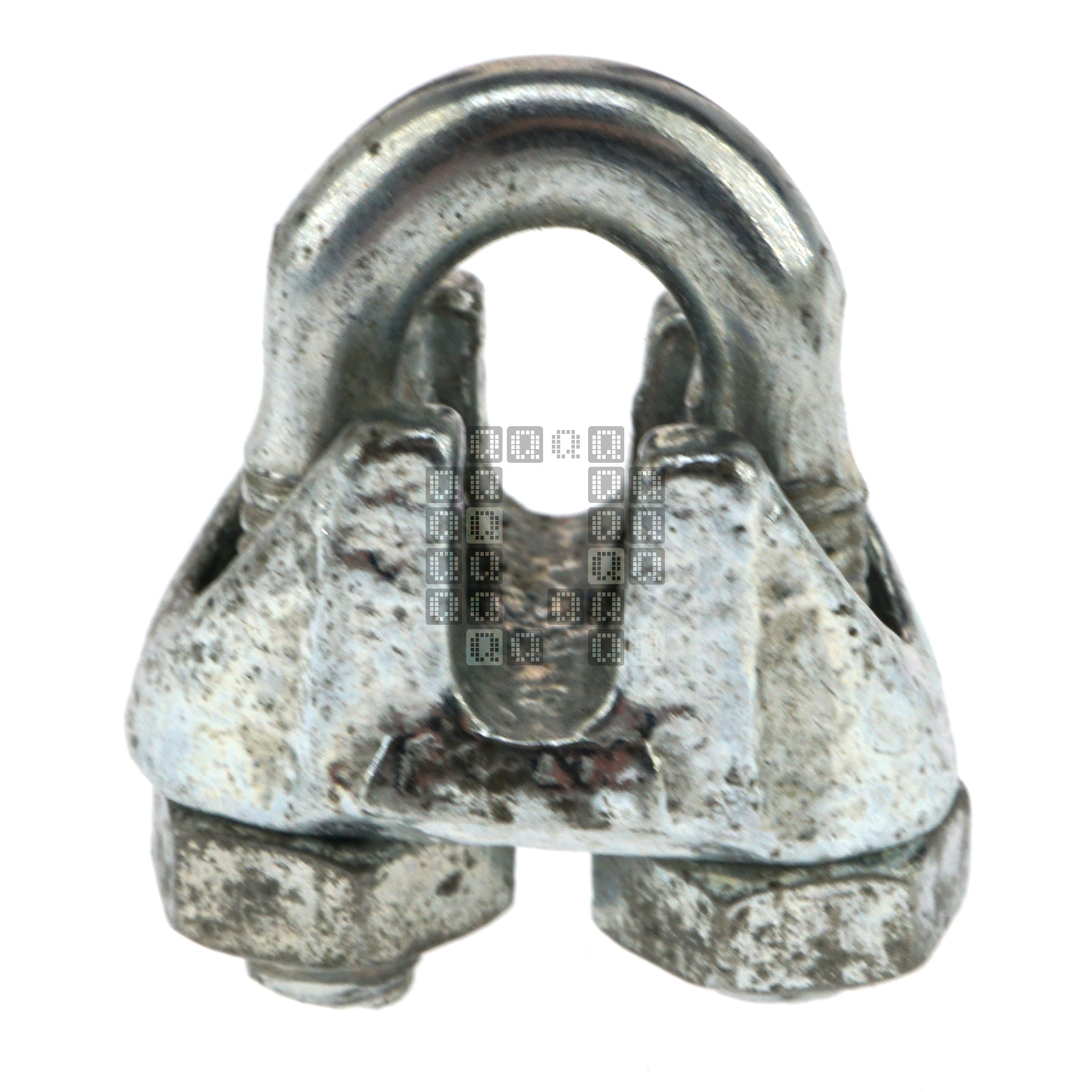 National Hardware N248-260 Zinc Plated 1/16" Wire Cable Clamp, Malleable Iron