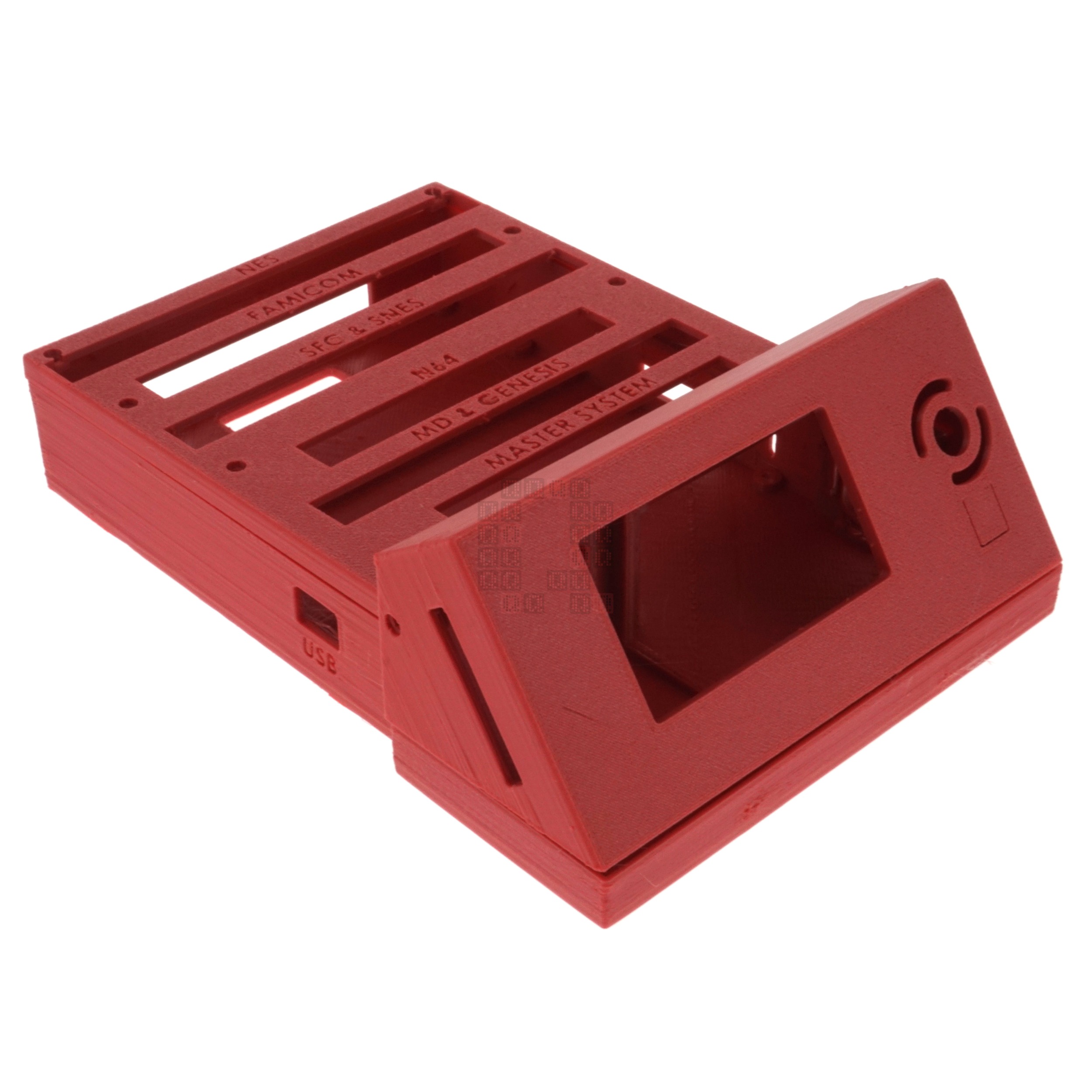 Sanni Open Source Cart Reader HW5 Fully Enclosed Shell Housing, Red
